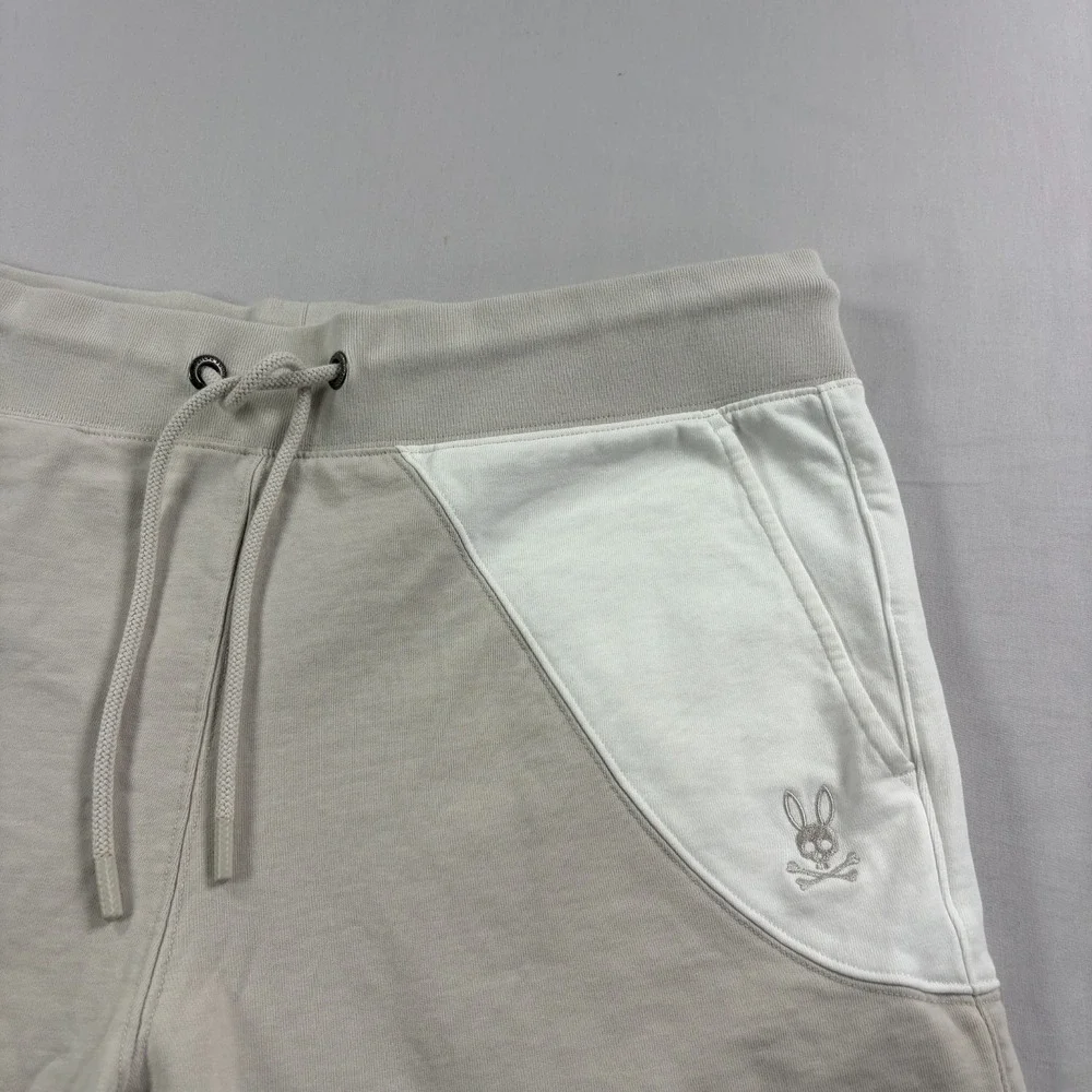 Psycho Bunny Sweat Shorts Lot of 2 Mens Large Fleece Stretch Lounge Big Logo